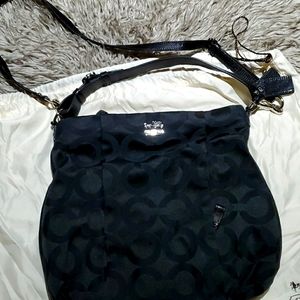 Coach C Black Handbag